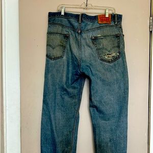 Vintage 80’s Levi Strauss 550 denim jeans.